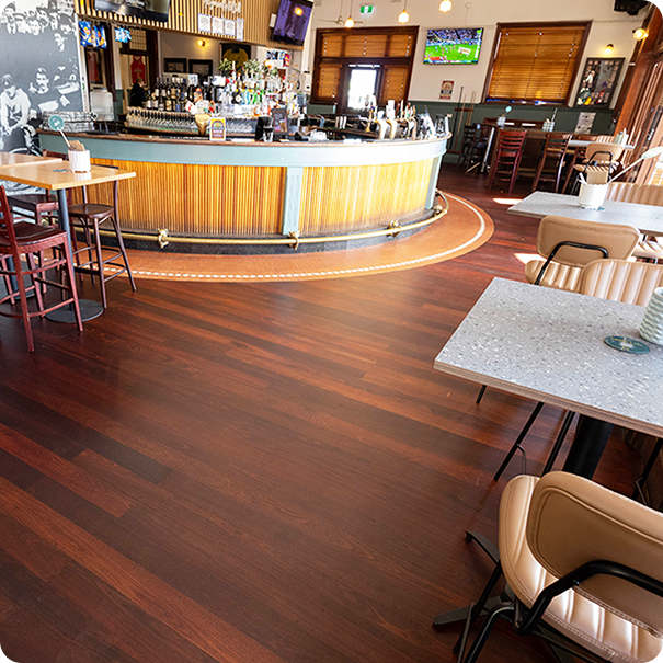 After timber floor restoration