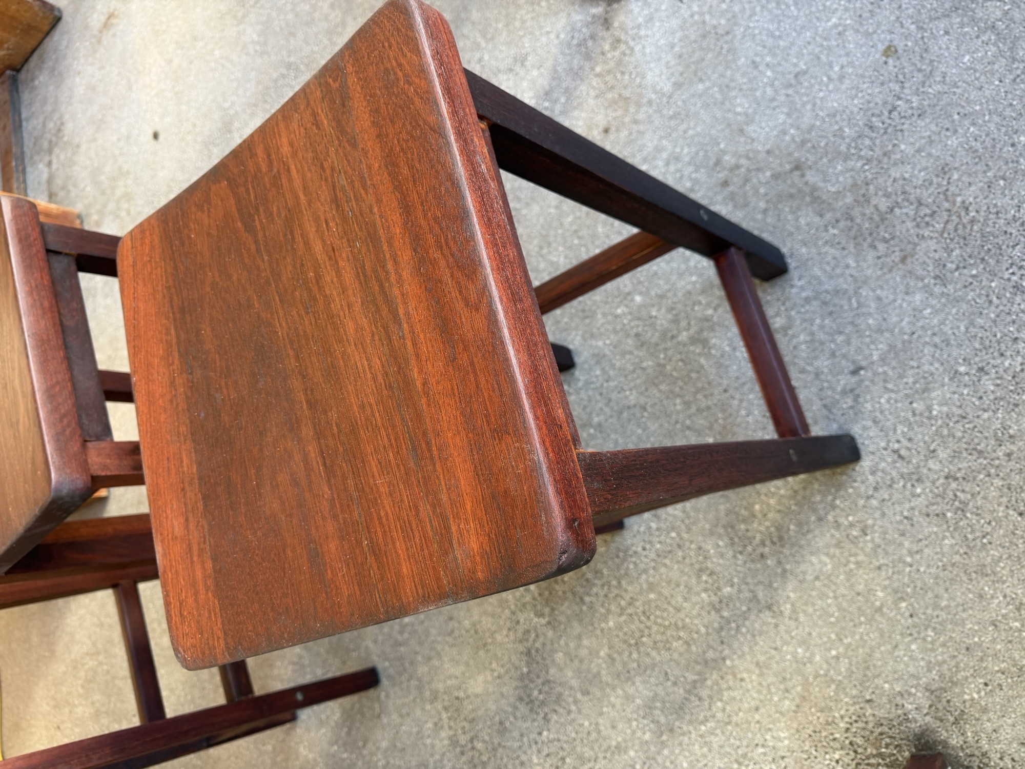 After furniture restoration