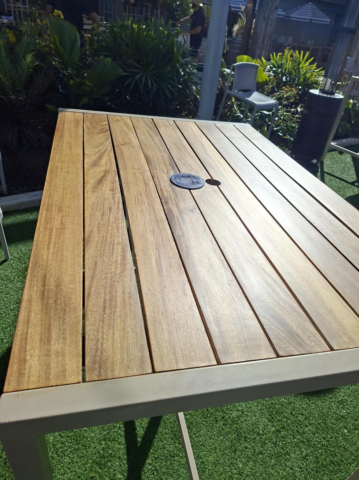 After furniture restoration
