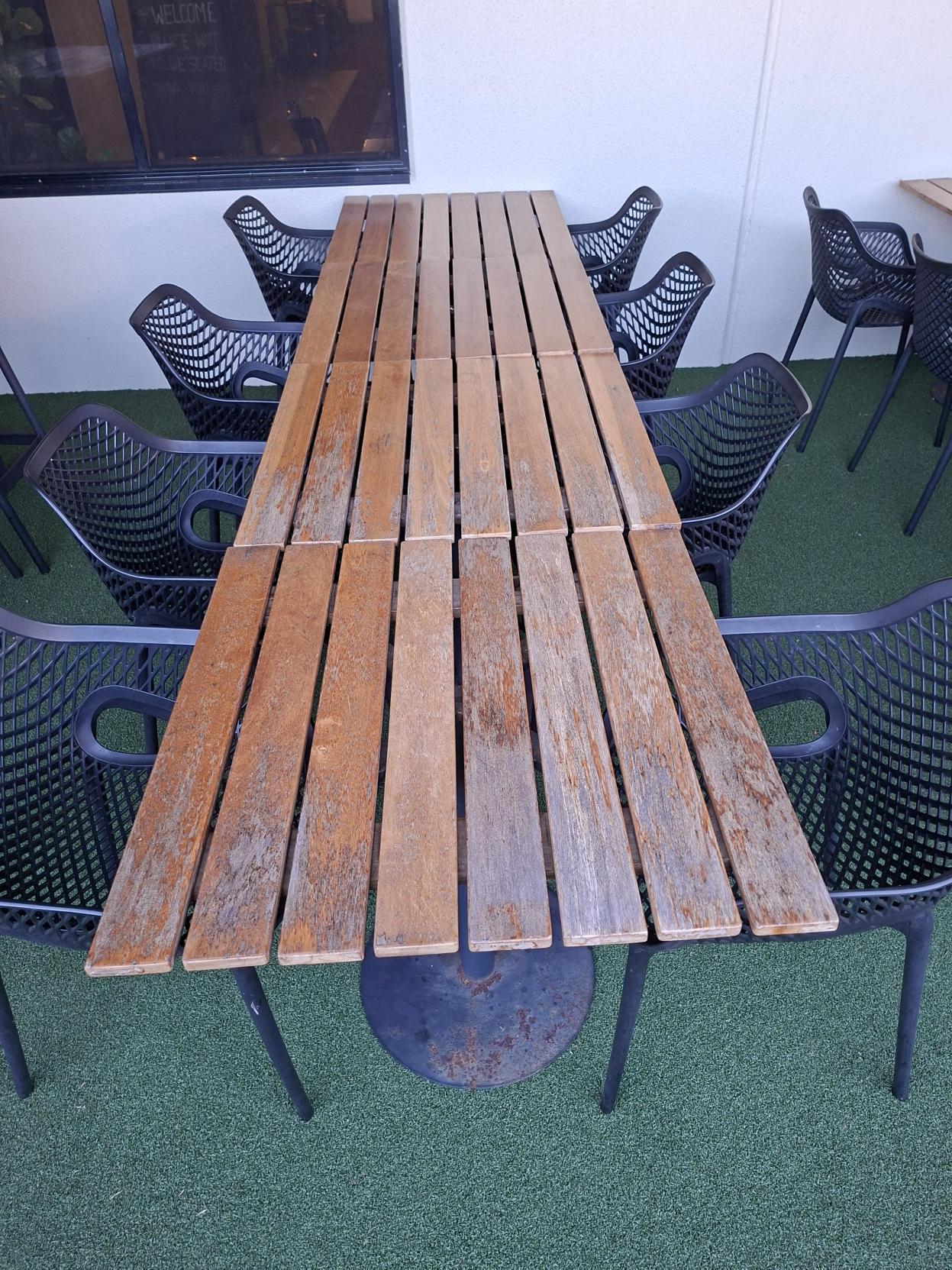 Before furniture restoration