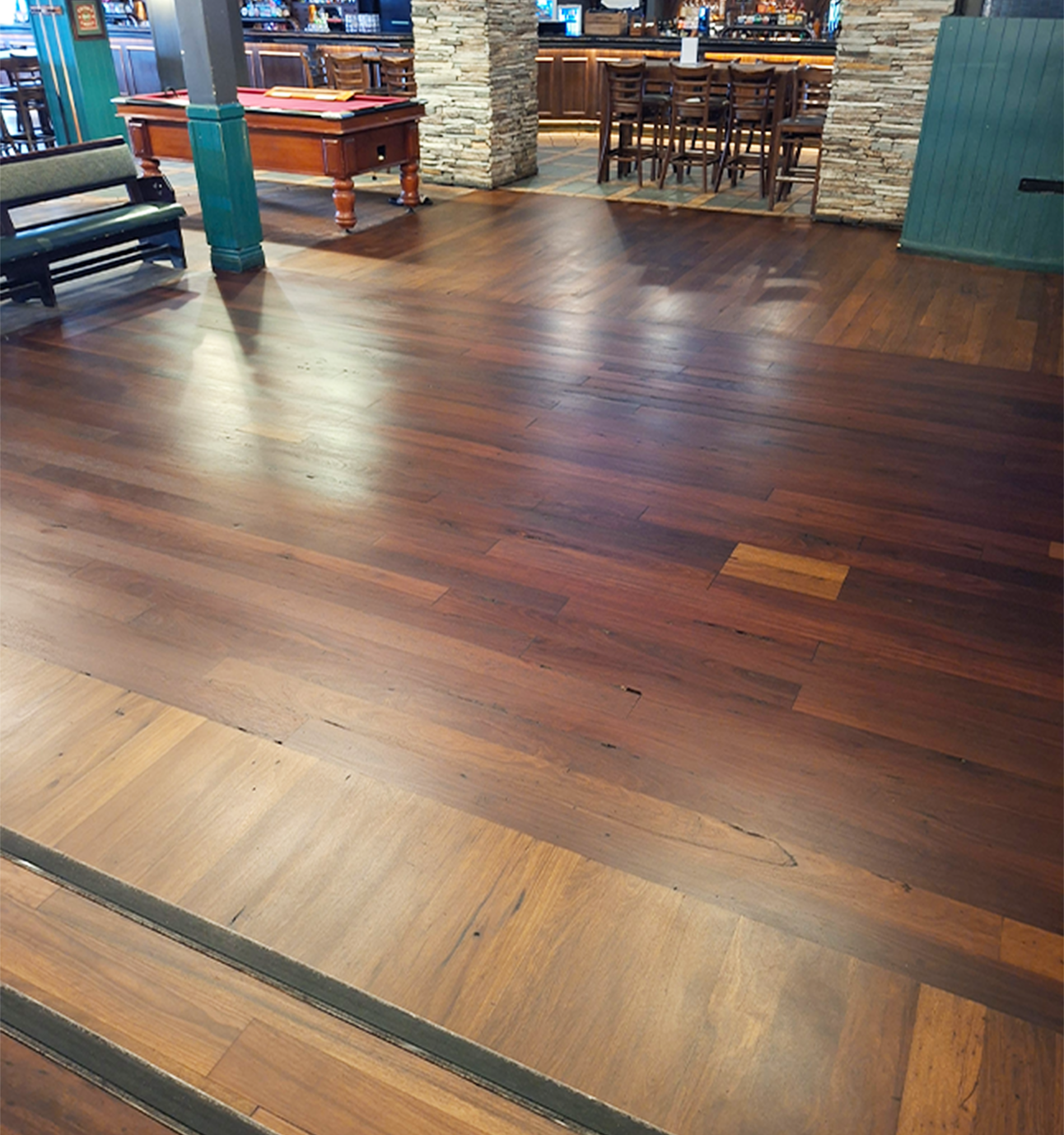 After timber floor restoration