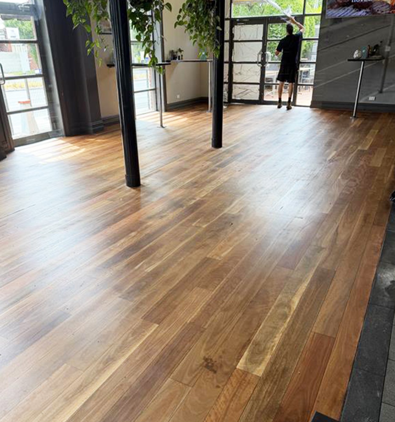 After timber floor restoration