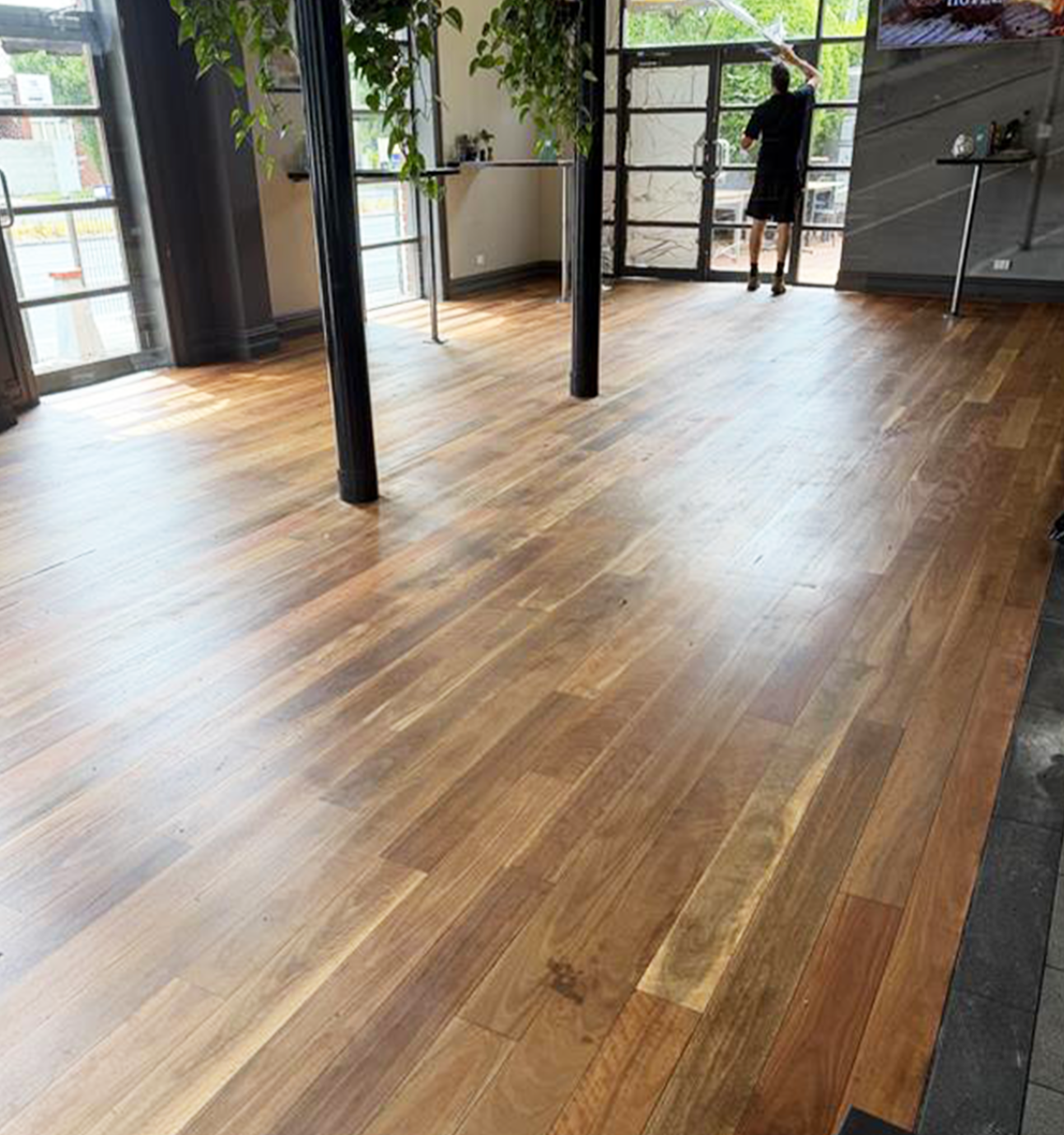 After timber floor restoration