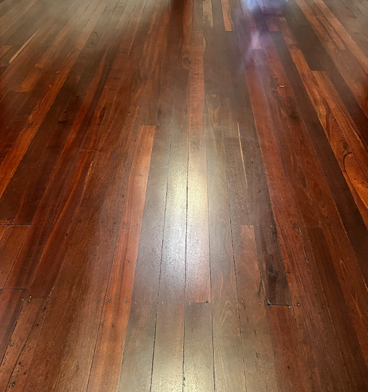 After timber floor restoration